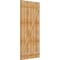 Ekena Millwork Joined Board-n-Batten Shutters w/Z-Bar, Rough Sawn Western Red Cedar, 32 1/4W x 67H, PR RBJ06Z32X067RWR - alternate 3